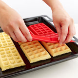 Silicone 4-Cavity Waffles Cake Chocolate Mold Donut Maker Fondant Baking Molds Cake Decorating Waffles cake Mould Pan