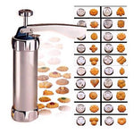 Cookies Press Cutter Baking Tools Cookie Biscuits Press Machine Kitchen Tool Bakeware With 20 Cookie Molds and 4 Nozzles