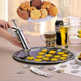 Cookies Press Cutter Baking Tools Cookie Biscuits Press Machine Kitchen Tool Bakeware With 20 Cookie Molds and 4 Nozzles