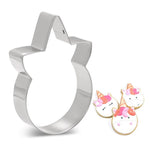 KENIAO Unicorn Face Cookie Cutter for Kids Birthday Party Cutters - Biscuit / Fondant / Pastry / Bread Cutter - Stainless Steel