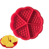 5 Heart Shape Family Silicone Waffle Mold Microwave Baking Cookie Cake Muffin Bakeware Cooking Tools Kitchen Accessories