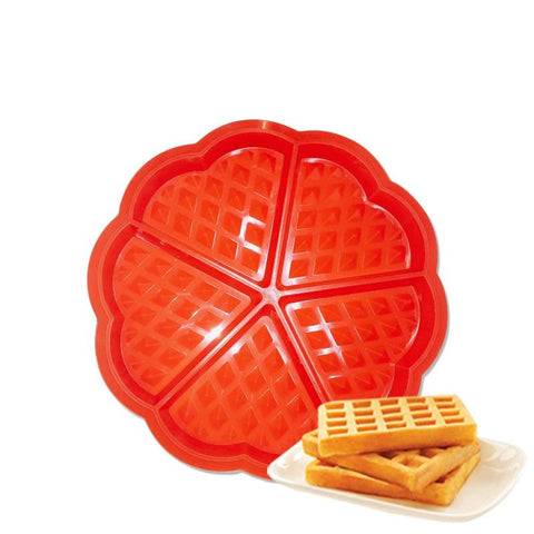 Baking mold Direct selling silica gel 5 core waffle mould waffle mould baking tool silicone mold.