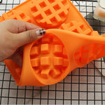 Waffle Makers Silicone Cake Mould Round Bakeware Nonstick Silicone Baking Waffle Muffin Molds Cooking Kitchen Items