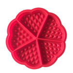 Flower Rectangle Silicone Waffle Mold Pan Microwave Baking Cookie Cake Muffin Bakeware Cooking Tool Kitchen Accessories Supplies