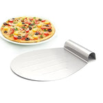 HOT-1PCS Baking Tools Stainless Steel Transfer Cake Tray Moving Plate Bread Pizza Blade Shovel Bakeware Pastry Scraper