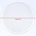 WHISM 6-14" Aluminum Pizza Tray Mesh Round Pizza Pancake Net Baking Pan Pizza Net Baking Accessories Screen Pastry Baking Tools