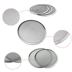 New Arrival 6-22inch Seamless Aluminum Pizza Screen Baking Tray Metal Net Bakeware Kitchen Tools Pizza Baking Tools